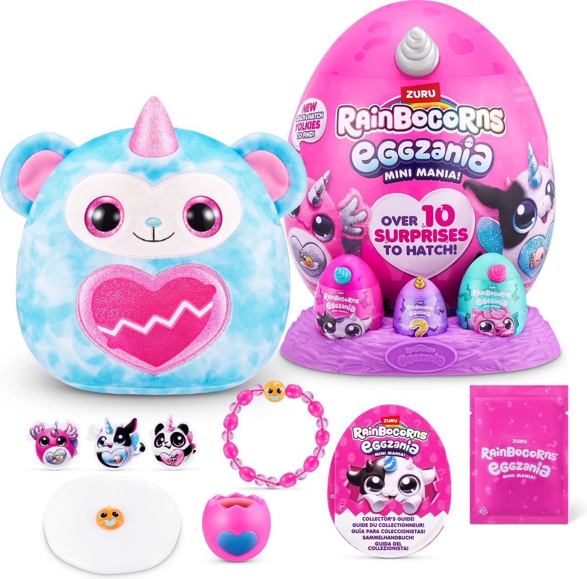 ZURU - Rainbocorns - Eggzania Mini Mania - 23cm - oodee