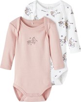 NAME IT NBFBODY 2P LS UNICORN NOOS Barboteuse Filles - Taille 98