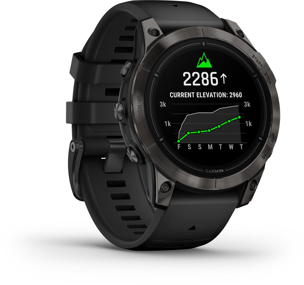 Afbeelding 2 van Garmin Epix Pro Smartwatch 47mm Sapphire Edition Zwart