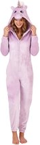 Onesie, Jumpsuit Unicorn "Paars Sprankling" hooded