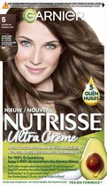 Garnier Nutrisse Ultra Crème 5 Lichtbruin - Intens voedende permanente haarkleuring