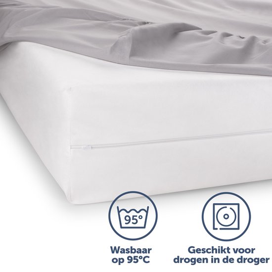 Blumtal Protège Matelas - Imperméable - Protège Matelas Respirant - 160 x 200 x 20 cm