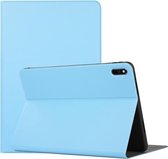 Voor Huawei MatePad 11 2021 Voltage Craft Textuur TPU Horizontale Flip Beschermhoes met Houder (Hemelsblauw)