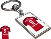 Bayern München Shirt met Jouw Naam - Seizoen 21/22 - Gepersonaliseerde Sleutelhanger met Jouw Naam en Nummer - Cadeau - Verjaardag - Kerst - Kado - Valentijn - Gepersonaliseerd Cad