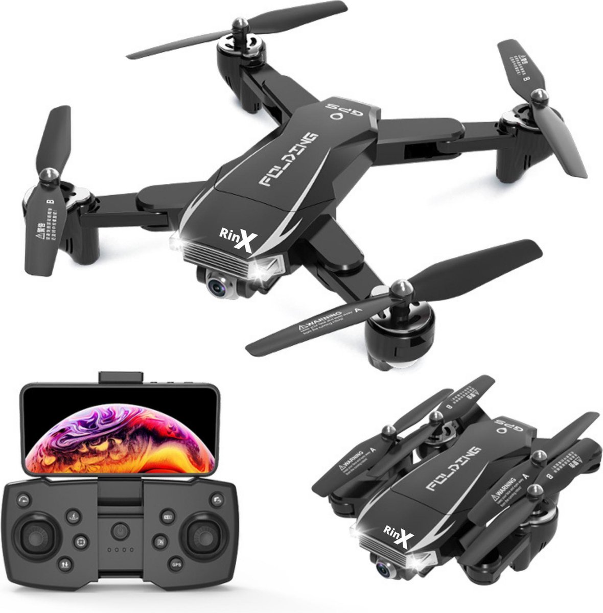 Rinx A18 Drone met Camera 4K Full HD Dual Camera Drones Drones