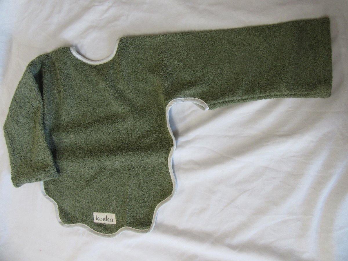 Goedkoopste Koeka - Slab met mouwen - Bavet - Kaki groen - Verstelbaar - Venice