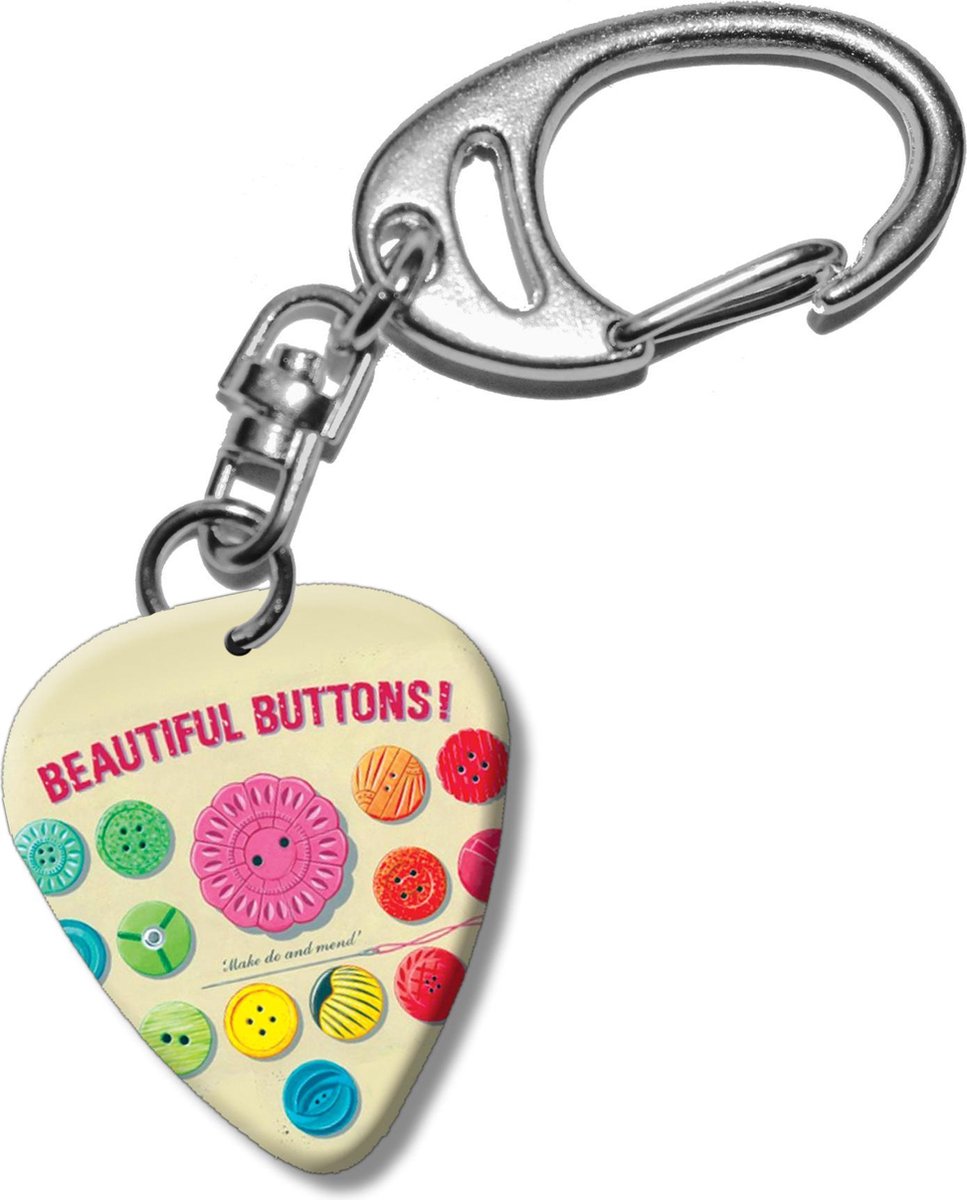 Plectrum sleutelhanger Knopen