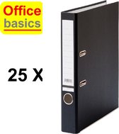 Office Basics Ordner - karton - zwart - rug 50mm - set 25 stuks