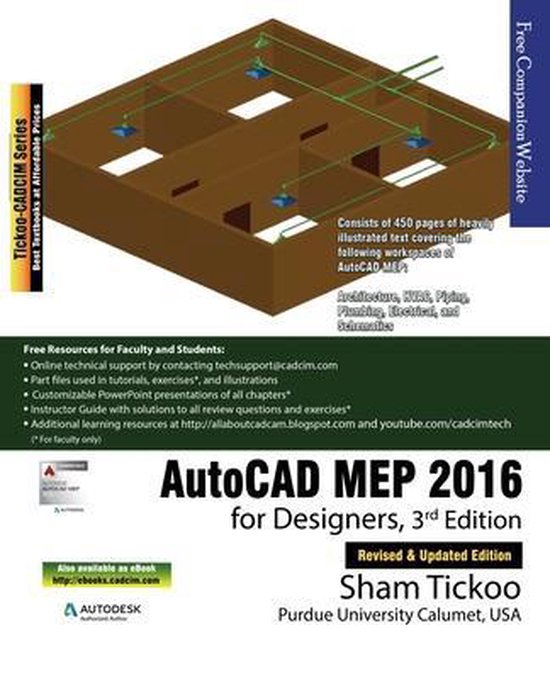 AutoCAD MEP 2016 for Designers, 3rd Edition - cover
