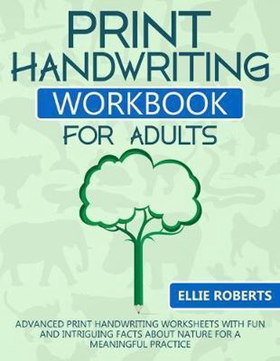 Print Handwriting Workbook for Adults