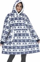 Kerst Hoodie deken- Kerst kleding - winter kleding  - Hoodie Deken - Hoodie Blanket - Oversized Hoodie - Fleece Deken - Indoor/Outdoor Coat