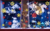 Kerst Raamstickers - Sneeuwvlokken - Kerstdecoratie - Raamstickers - Kerstversiering - Herbruikbaar - 49 stickers