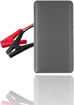 Essensio 12V Jump Starter - 8000mAh - 4-in-1 Starthulp - jumpstarter - Accubooster - Powerbank - LED Zaklamp en SOS Noodlicht - grijs - met opbergtas - startkabels en micro usb kabel