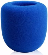 Microfoon Windkap - Microfoon - Cover - Plopkap - Cap - Windshield - 70x60mm - Blauw - 1 stuk