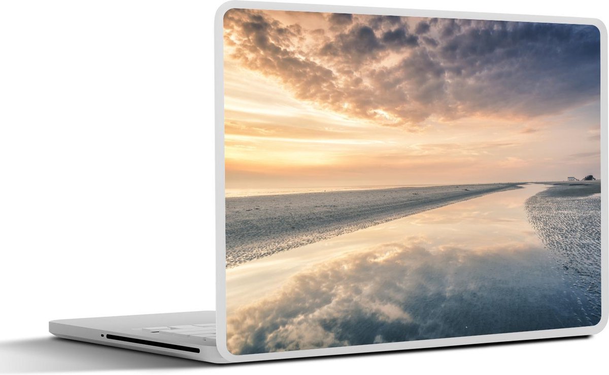 Afbeelding van product SleevesAndCases  Laptop sticker - 14 inch - Duitsland - Waddenzee - Lucht