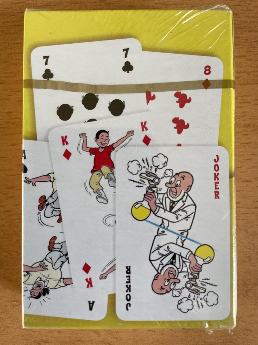 Suske en Wiske speelkaarten - Met tekeningen - 1 set