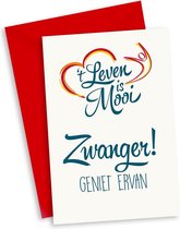 Life is Beautiful Kaart "Zwanger! Geniet ervan"