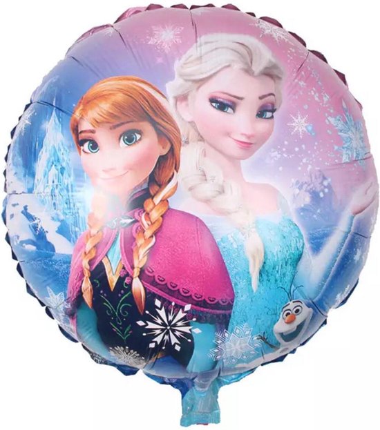 Frozen Elsa & Anna Thema 18 Inch Baby Shower Partij Aluminium Folie Ballonnen Decoratie Ballonnen Kids Verjaardag