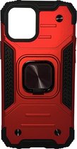 MCM iPhone 12 + iPhone 12 Pro (6,1 inch) Armor hoesje - Rood