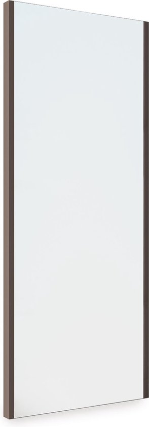 Emuca Spiegel uitschuifbaar voor in kasten, verstelbare, 340 x 1000 mm, mokka afwerking.