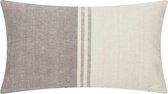Hoyz | Middle Stripes Grijs Kussen | 30 X 50