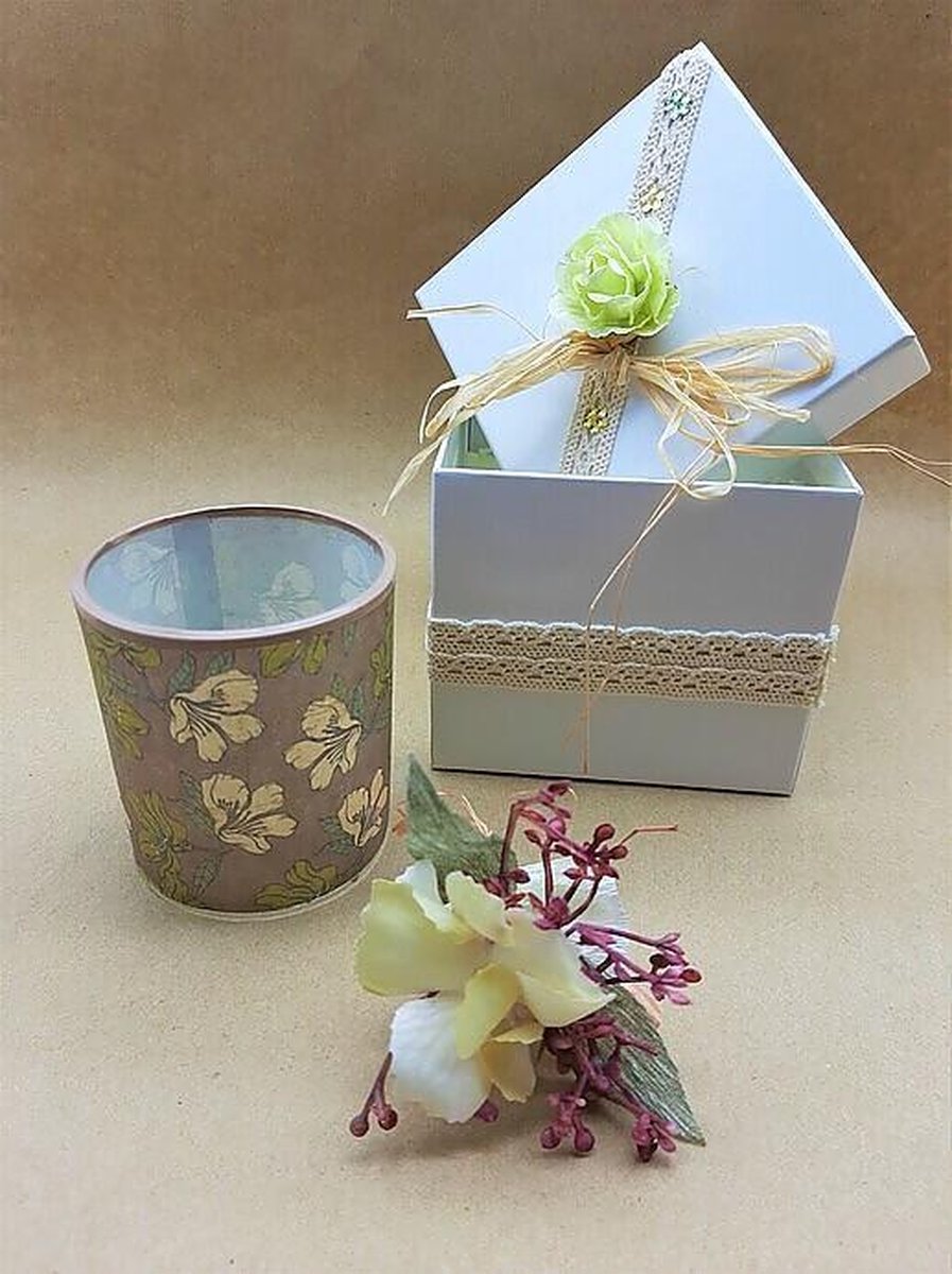 Gifts Amsterdam Theelichthouder Waxinelichthouder Decoratie Cadeau vrouw verjaardag Giftset Cadeau idee vrouw Cadeau vriendin Woonaccessoires