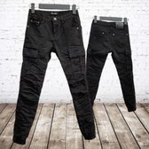 Zwarte jongens jeans 96882 -s&C-134/140-spijkerbroek jongens
