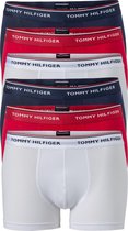 Tommy Hilfiger trunks (2x 3-pack) - heren boxers normale lengte - rood - wit en blauw -  Maat: 3XL