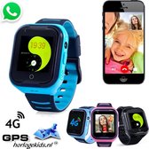 GPSHorlogeKids© - GPS horloge kind – WhatsApp - smartwatch voor kinderen – 4G videobellen – IP67 waterdicht – GPS tracker – SOS alarm – incl. simkaart en online installatie hulp – BASE upgrad