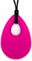 Chewzoo® - Bijtketting Basic - Druppel - Stevige Kauwketting - Magenta