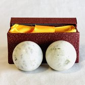 Dendritische Agaat Stenen meridiaankogels massage ballen 4cm