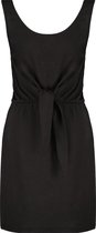 DEELUXE Effen jurk vastgebonden in de taille NANETTE Black