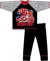 Spiderman pyjama - zwart / grijs - Marvel Spider-Man pyjamaset - maat 128