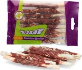 Braaaf - Rollsticks - Lam en Vis - 8 Sticks - Twister - Snacks voor honden - 12 CM
