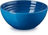 Le Creuset 4 snackschaaltjes Marseilleblauw 12cm