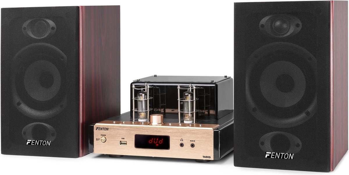 Stereo set Fenton TA80S Bluetooth stereo set met versterker en speakers bol