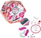Totum dromenvanger maken creatief speelgoed - Meisjes Blauw/roze 10-delige knutselset in luxe cadeau verpakking