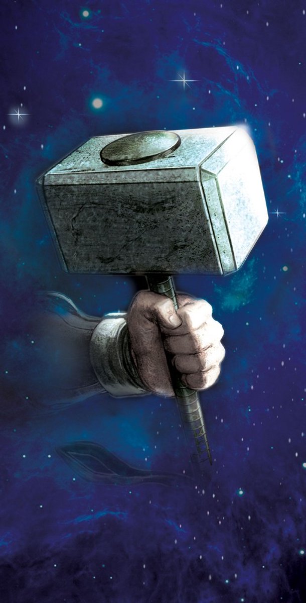 Avengers Strandlaken - Thor - 75 x 150CM