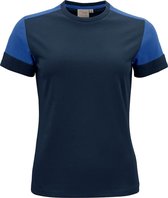 Printer Prime T-Shirt Dames Marine/Kobalt - Maat S