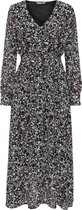 ONLY ONLMELINA LIFE L/S V-NECK MIDI DRESS WVN Dames Jurk - Maat L