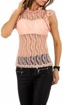 doorschijnende top roze M/38