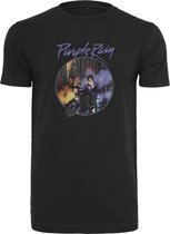 Urban Classics Heren Tshirt -S- Prince Purple Rain Zwart