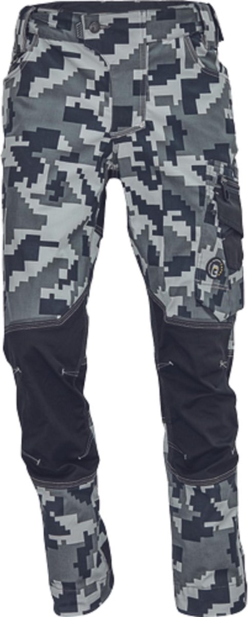 Neurum camouflage werkbroek antraciet maat 56