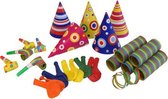 partyset Carnival papier/latex 25-delig