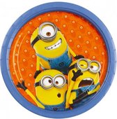 feestborden Minions junior 18 cm papier 8 stuks