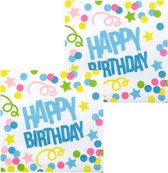 servetten Happy Birthday 33 cm papier 12 stuks