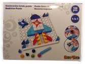 Eddy Toys - Mozaiek Puzzel - 128 stukjes - 4 Voorbeelden - 4 in 1 - Ruimtevaart - Cadeau Tip !!
