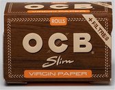 Ocb virgin rolls paper + tips (x16)