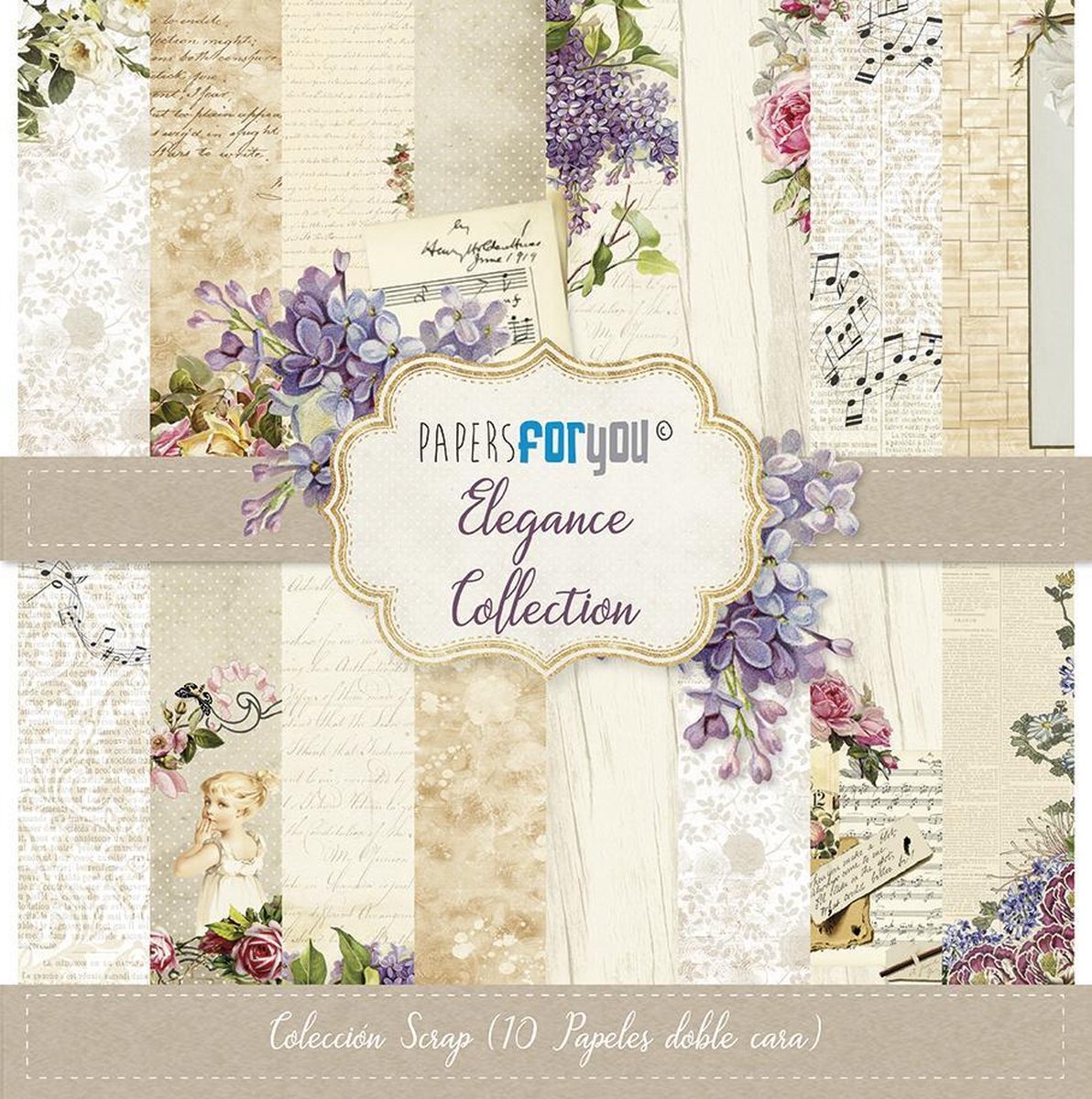 Elegance 12x12 Inch Paper Pack (10pcs) (PFY-092)