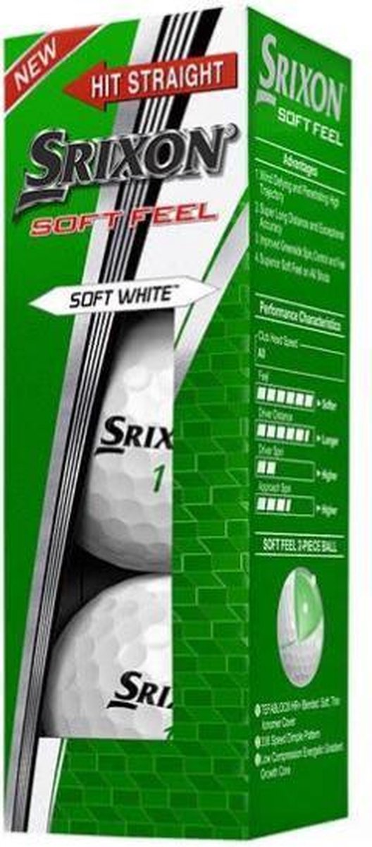 SRIXON SOFT FEEL 12-PACK Yellow van Merkloos — afbeelding 3